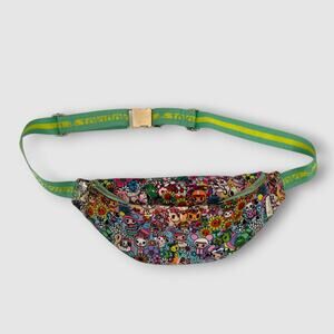 Tokidoki Flower Power All-Over Print Fanny Pack Belt Bag Crossbody Sling